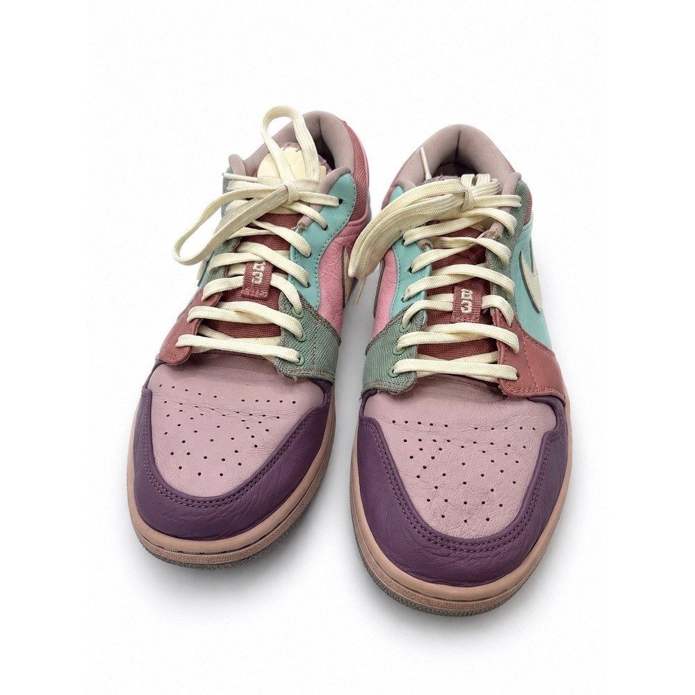 Jordan 1 Low SE Easter Pastel DJ5196-615 Mens Size 12 Multicolor Missing Insoles